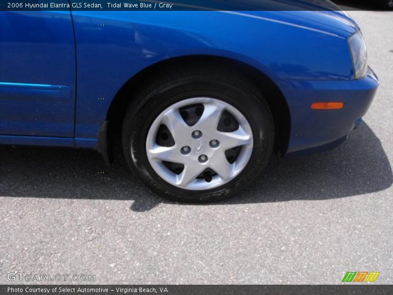 Tidal Wave Blue / Gray 2006 Hyundai Elantra GLS Sedan