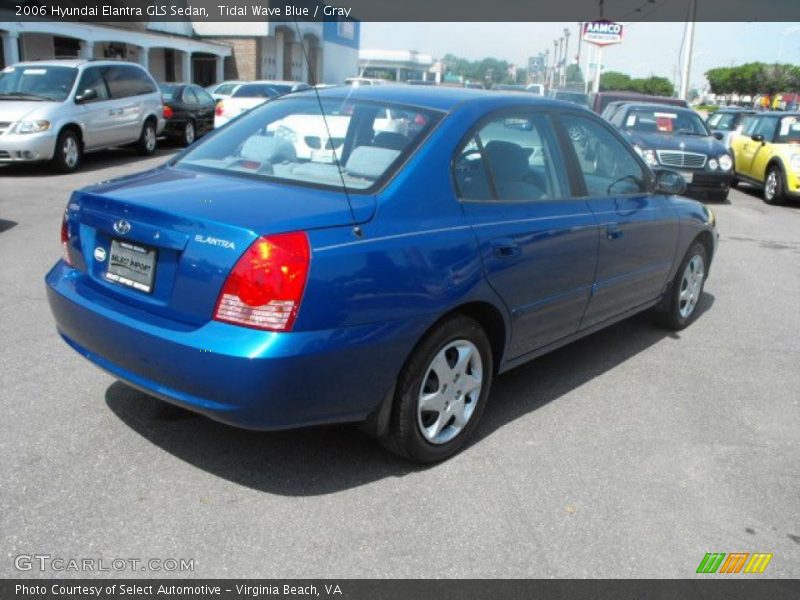 Tidal Wave Blue / Gray 2006 Hyundai Elantra GLS Sedan