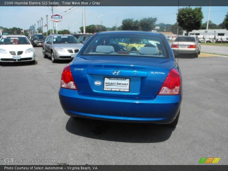 Tidal Wave Blue / Gray 2006 Hyundai Elantra GLS Sedan