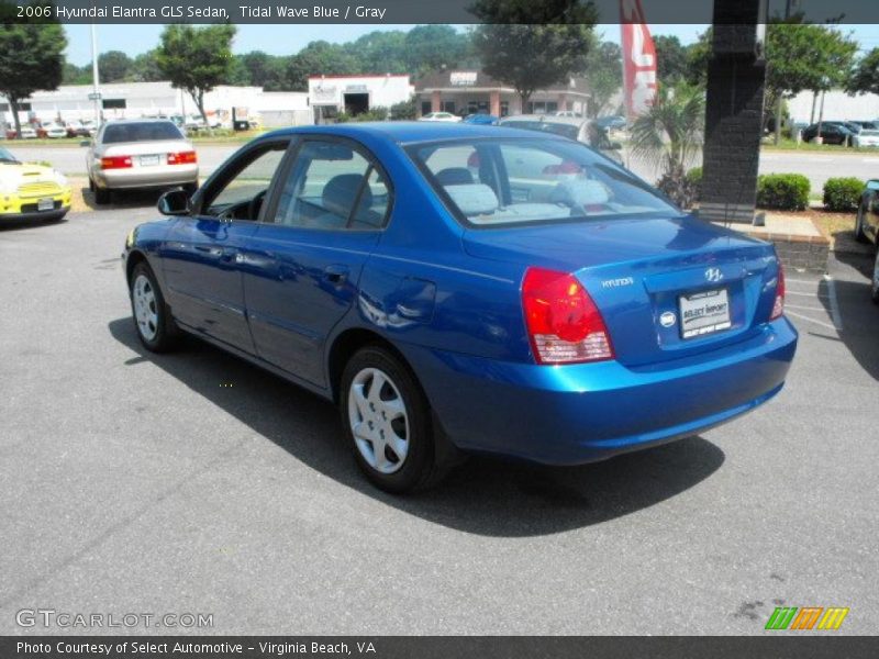 Tidal Wave Blue / Gray 2006 Hyundai Elantra GLS Sedan