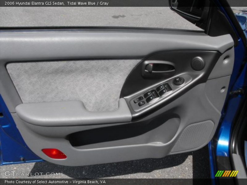 Tidal Wave Blue / Gray 2006 Hyundai Elantra GLS Sedan
