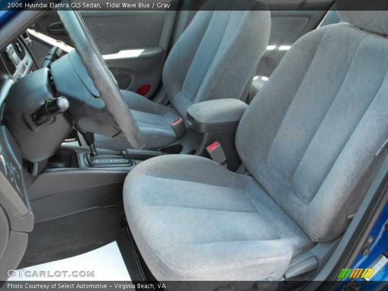 Tidal Wave Blue / Gray 2006 Hyundai Elantra GLS Sedan