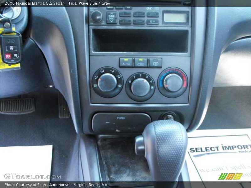Tidal Wave Blue / Gray 2006 Hyundai Elantra GLS Sedan