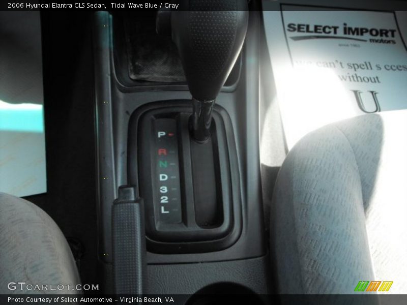 Tidal Wave Blue / Gray 2006 Hyundai Elantra GLS Sedan