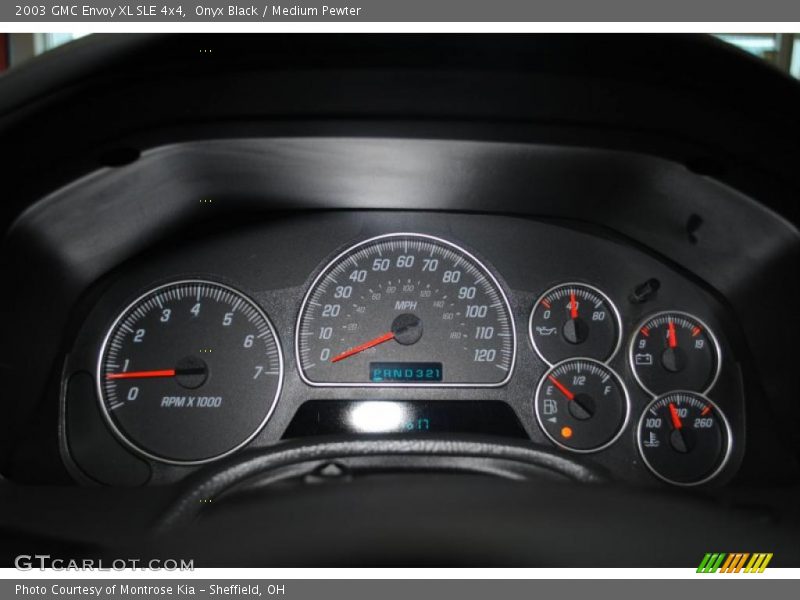 Onyx Black / Medium Pewter 2003 GMC Envoy XL SLE 4x4