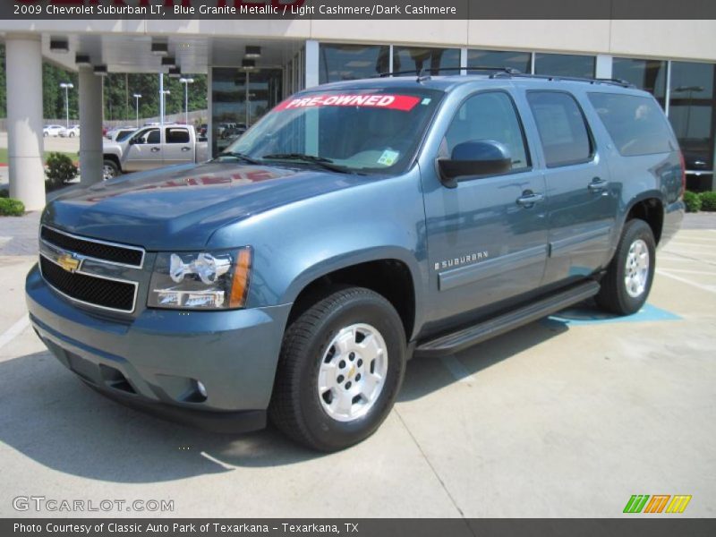 Blue Granite Metallic / Light Cashmere/Dark Cashmere 2009 Chevrolet Suburban LT