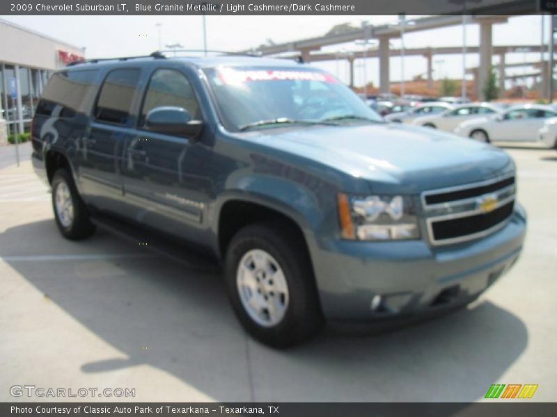 Blue Granite Metallic / Light Cashmere/Dark Cashmere 2009 Chevrolet Suburban LT