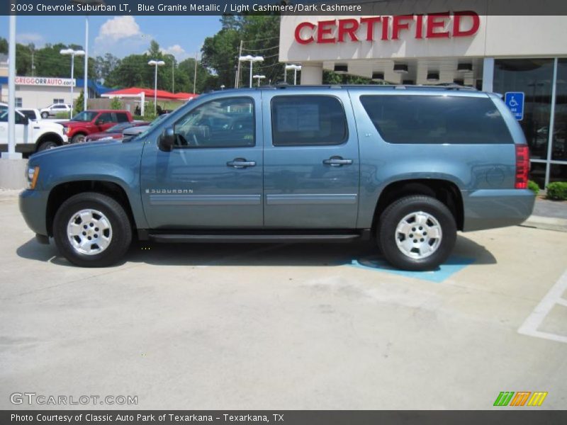 Blue Granite Metallic / Light Cashmere/Dark Cashmere 2009 Chevrolet Suburban LT