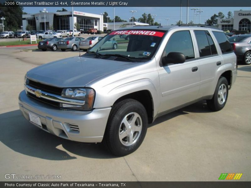 Silverstone Metallic / Light Gray 2006 Chevrolet TrailBlazer LS 4x4