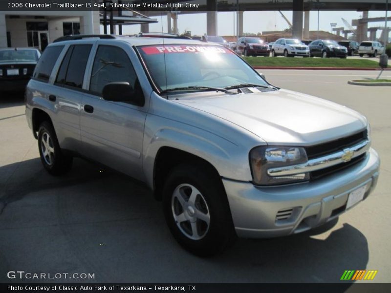 Silverstone Metallic / Light Gray 2006 Chevrolet TrailBlazer LS 4x4