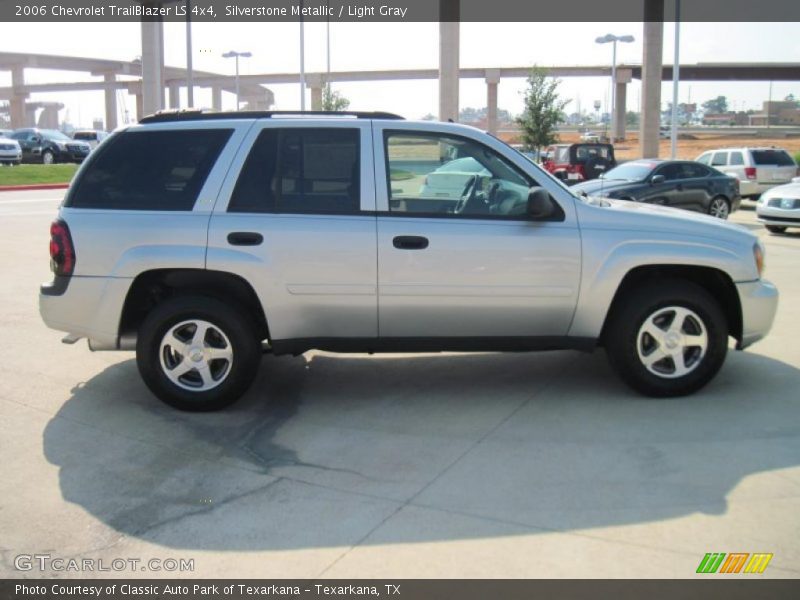 Silverstone Metallic / Light Gray 2006 Chevrolet TrailBlazer LS 4x4
