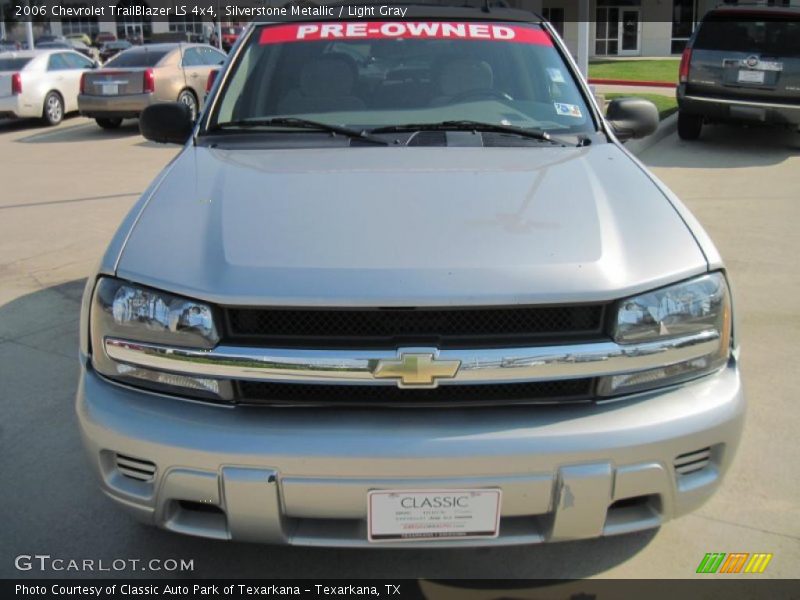 Silverstone Metallic / Light Gray 2006 Chevrolet TrailBlazer LS 4x4