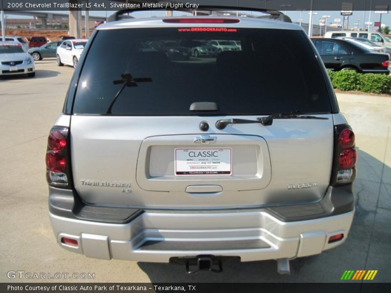 Silverstone Metallic / Light Gray 2006 Chevrolet TrailBlazer LS 4x4