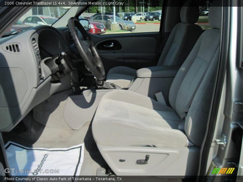 Silverstone Metallic / Light Gray 2006 Chevrolet TrailBlazer LS 4x4