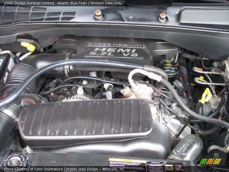 Atlantic Blue Pearl / Medium Slate Gray 2005 Dodge Durango Limited