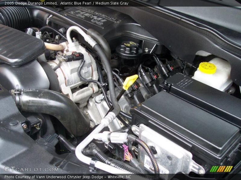 Atlantic Blue Pearl / Medium Slate Gray 2005 Dodge Durango Limited