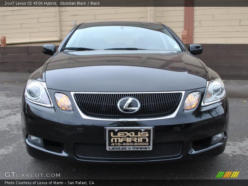 Obsidian Black / Black 2007 Lexus GS 450h Hybrid