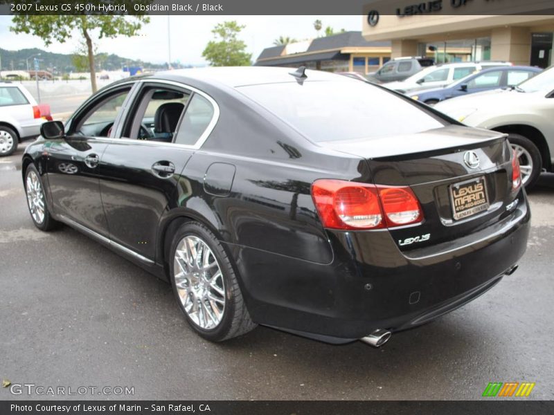 Obsidian Black / Black 2007 Lexus GS 450h Hybrid