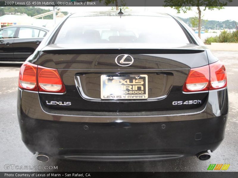 Obsidian Black / Black 2007 Lexus GS 450h Hybrid