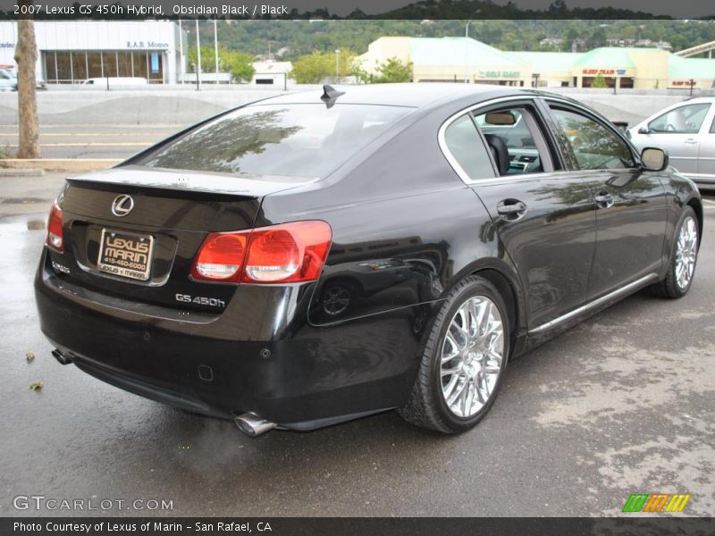 Obsidian Black / Black 2007 Lexus GS 450h Hybrid