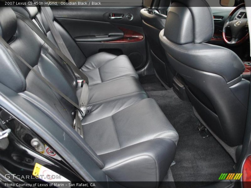 Obsidian Black / Black 2007 Lexus GS 450h Hybrid