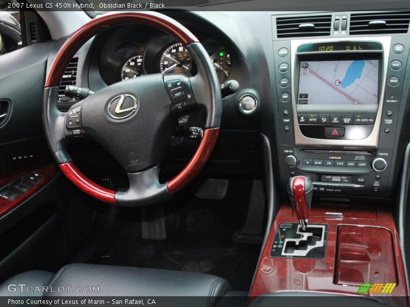 Obsidian Black / Black 2007 Lexus GS 450h Hybrid