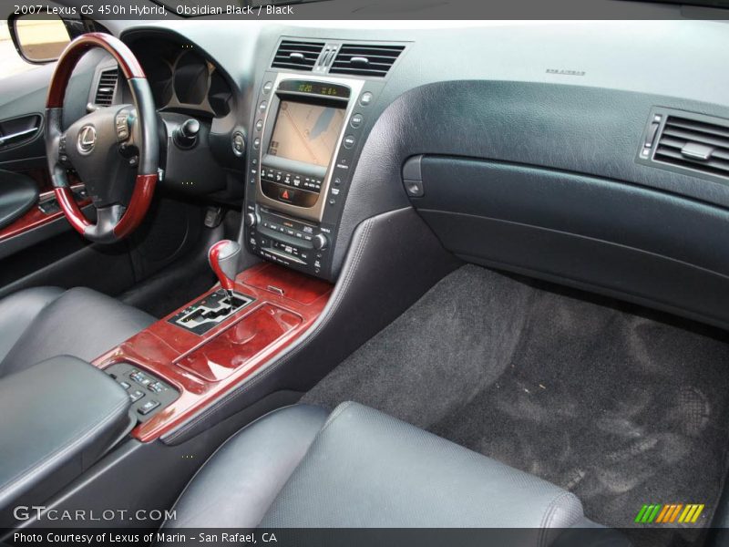 Obsidian Black / Black 2007 Lexus GS 450h Hybrid