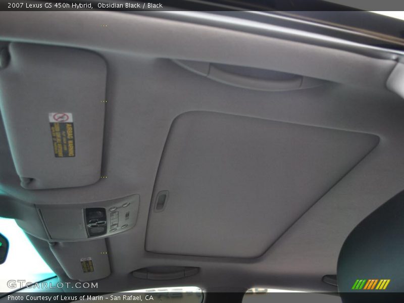 Obsidian Black / Black 2007 Lexus GS 450h Hybrid