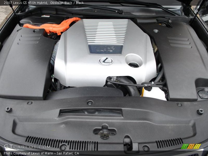 Obsidian Black / Black 2007 Lexus GS 450h Hybrid