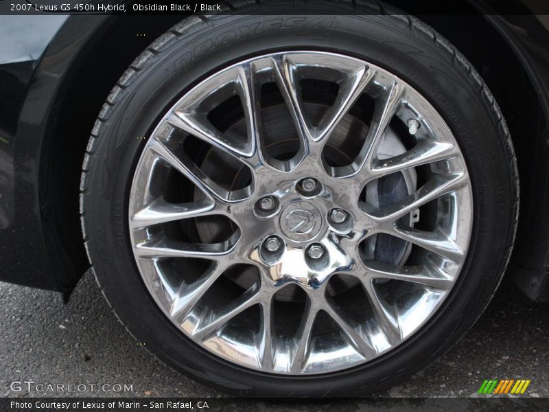 Obsidian Black / Black 2007 Lexus GS 450h Hybrid