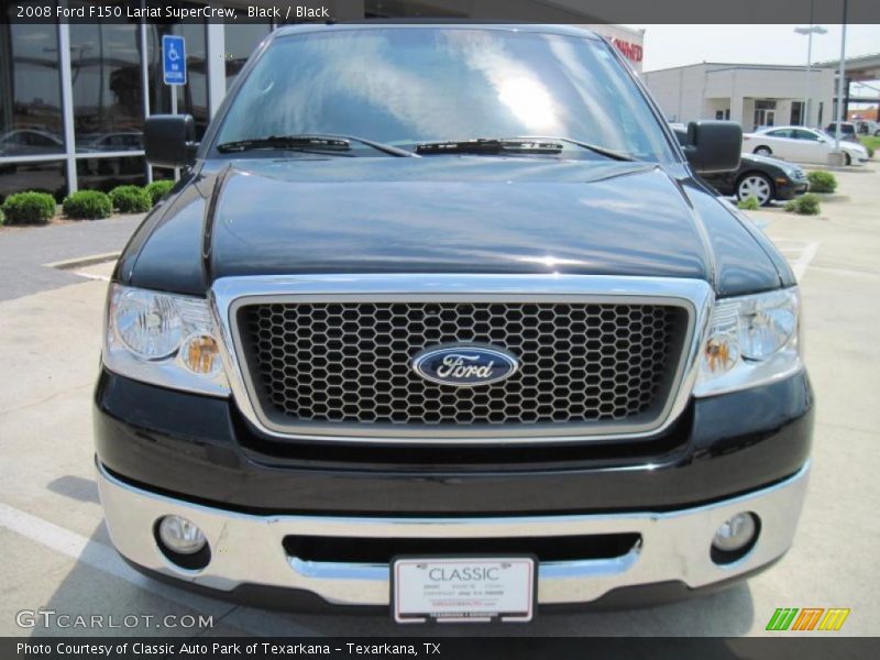 Black / Black 2008 Ford F150 Lariat SuperCrew