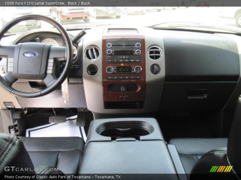 Black / Black 2008 Ford F150 Lariat SuperCrew