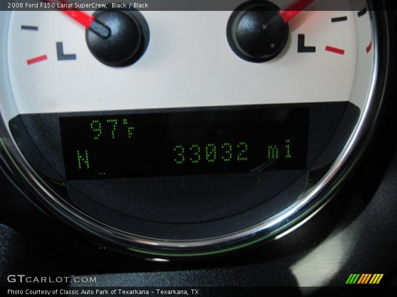 Black / Black 2008 Ford F150 Lariat SuperCrew