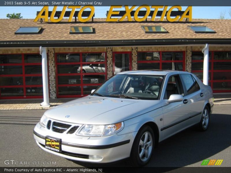 Silver Metallic / Charcoal Gray 2003 Saab 9-5 Arc Sedan