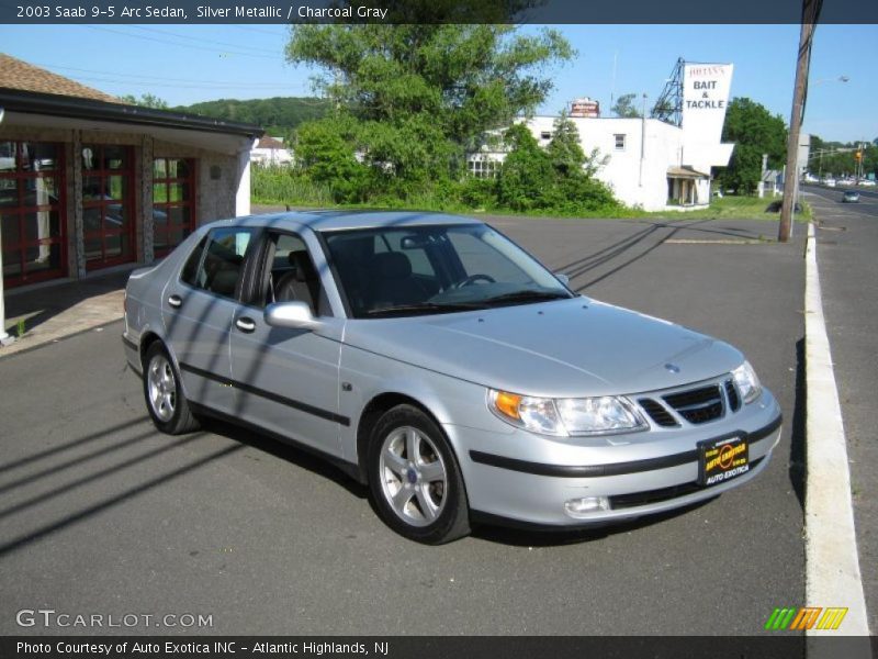 Silver Metallic / Charcoal Gray 2003 Saab 9-5 Arc Sedan
