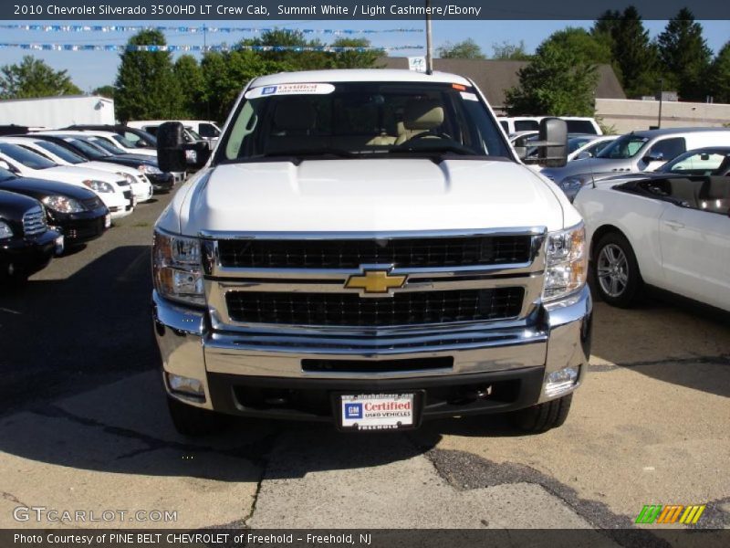 Summit White / Light Cashmere/Ebony 2010 Chevrolet Silverado 3500HD LT Crew Cab