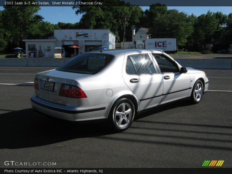 Silver Metallic / Charcoal Gray 2003 Saab 9-5 Arc Sedan