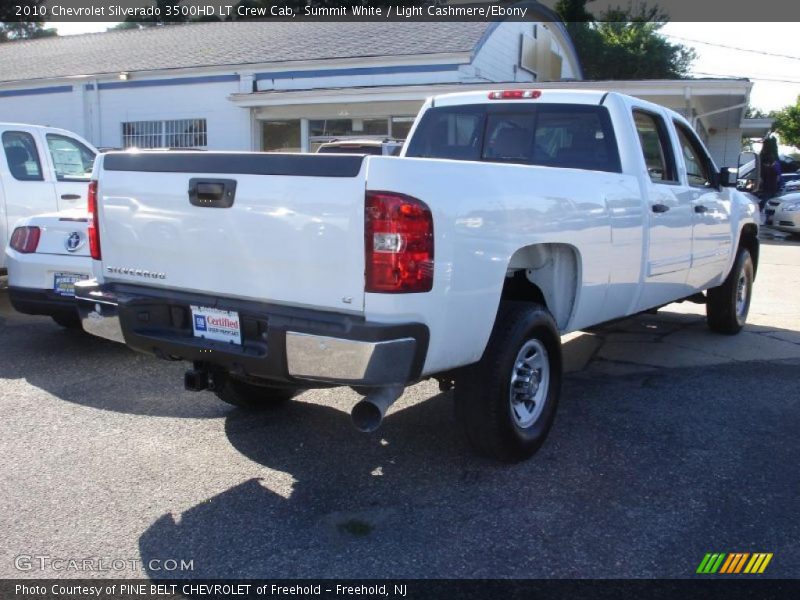 Summit White / Light Cashmere/Ebony 2010 Chevrolet Silverado 3500HD LT Crew Cab