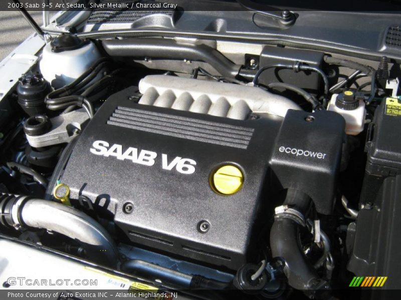 Silver Metallic / Charcoal Gray 2003 Saab 9-5 Arc Sedan