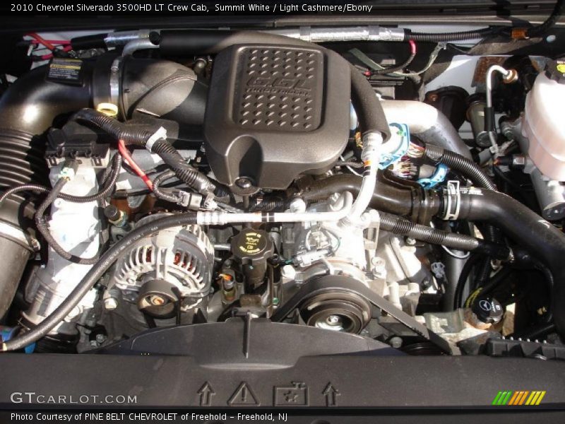 Summit White / Light Cashmere/Ebony 2010 Chevrolet Silverado 3500HD LT Crew Cab