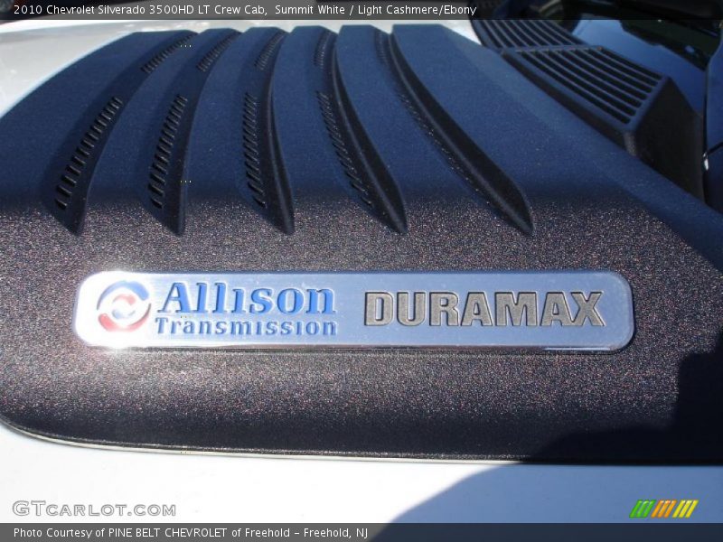 Summit White / Light Cashmere/Ebony 2010 Chevrolet Silverado 3500HD LT Crew Cab