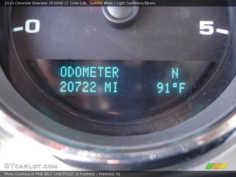 Summit White / Light Cashmere/Ebony 2010 Chevrolet Silverado 3500HD LT Crew Cab