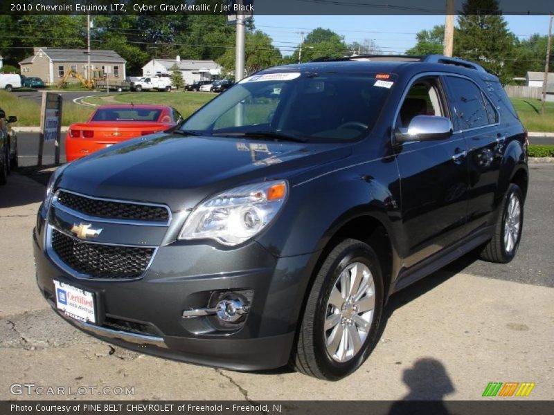 Cyber Gray Metallic / Jet Black 2010 Chevrolet Equinox LTZ