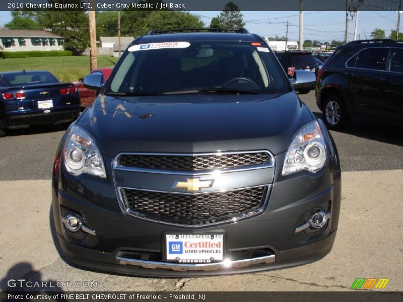 Cyber Gray Metallic / Jet Black 2010 Chevrolet Equinox LTZ