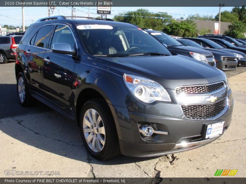Cyber Gray Metallic / Jet Black 2010 Chevrolet Equinox LTZ