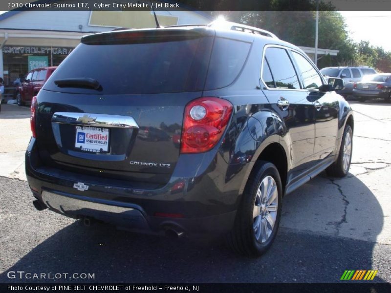 Cyber Gray Metallic / Jet Black 2010 Chevrolet Equinox LTZ