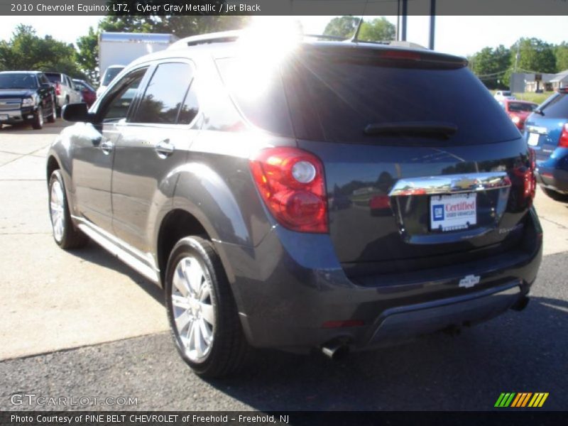 Cyber Gray Metallic / Jet Black 2010 Chevrolet Equinox LTZ