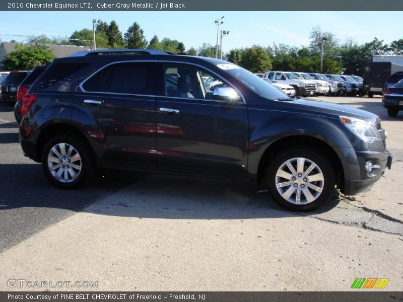 Cyber Gray Metallic / Jet Black 2010 Chevrolet Equinox LTZ