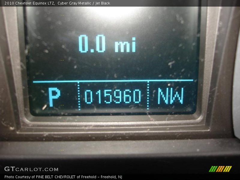 Cyber Gray Metallic / Jet Black 2010 Chevrolet Equinox LTZ