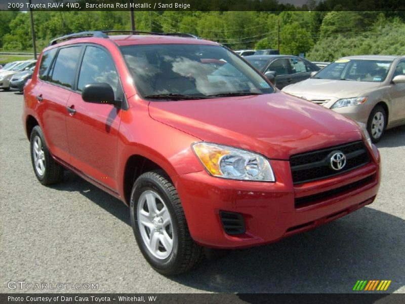 Barcelona Red Metallic / Sand Beige 2009 Toyota RAV4 4WD